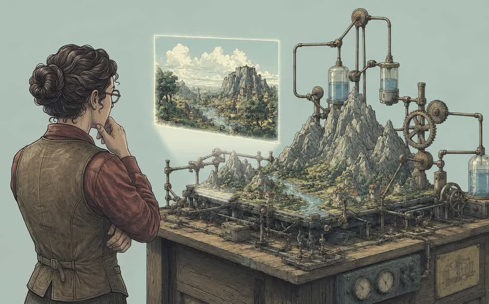 World Labs — generating an explorable 3D world (spatial intelligence)